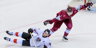 FOTO: Latvija - Austrija 2:1