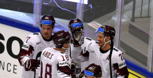 FOTO: Latvija - Koreja (5:0)