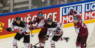 FOTO: Latvija - Kanāda (1:2 pag.)