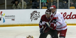 EHC: Latvija - Baltkrievija 1:0