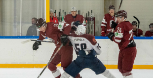 FOTO: Latvijas U20 izlase - Zemgale/LLU 5:3