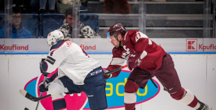 Latvijas hokeja izlase Bratislavas Ziemassvētku turnīru sāk ar uzvaru