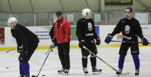 FOTO: U-20 izlases pirmais treniņš pirms novembra turnīra Ventspilī 