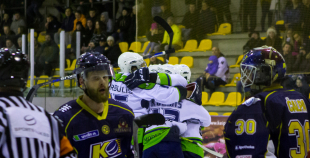 Virslīga: 4. finālspēle: HK Kurbads - HK Mogo 7:4