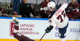 Latvijas izlase pirmajā spēlē atzīst Norvēģijas pārākumu