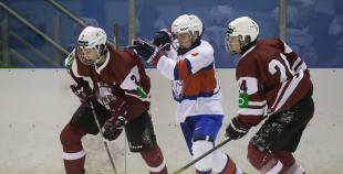 FOTO: Latvija U-16 - Norvēģija U-16 6:4