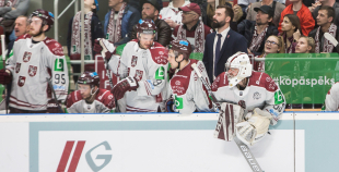 Latvijas hokeja izlase aizraujošā mačā piekāpjas Krievijas valstsvienībai 