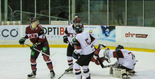 Latvijas nacionālā izlase treniņspēlē uzveic Latvijas U-18 valstsvienību