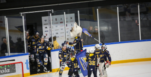 FOTO: "Kurbads" pagarinājumā izcīna uzvaru Latvijas čempionāta pirmajā finālspēlē