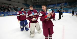 Latvijas 3x3 hokeja izlasei zelta medaļas!