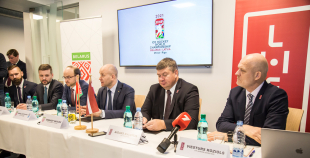 Latvijas Hokeja federācija un Baltkrievijas Hokeja federācija paraksta līgumu par 2021.gada PČ organizēšanu