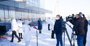 FOTO: Latvijas hokeja izlases dodas uz Pekinas olimpiskajām spēlēm