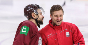 FOTO: Latvijas nacionālās izlases treniņš