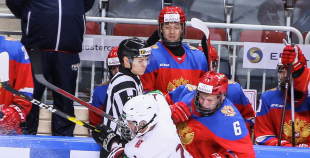 FOTO: Latvija U-18 - Krievija U-18 1:5