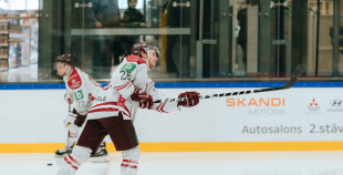 “Akropoles” ledus arēnā prezentētas Latvijas hokeja izlases jaunās formas