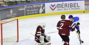 FOTO: Latvija - Kazahstāna (2:3 pēcspēles metienos)