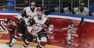 FOTO: U-18 izlases kandidātu savstarpējais mačs 