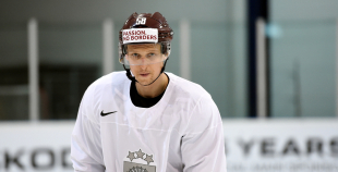 Latvijas hokeja izlases treniņš 07.05.2017.