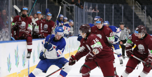 Latvijas izlase izcīna punktu pret Slovākiju un saglabā izredzes uz 1/4 finālu