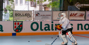 Latvijas inline hokeja izlase aizvada pirmo treniņu 