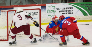 FOTO: Latvija U18 - Krievija U-18 3:4 (p.m.)