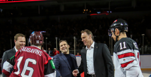 FOTO: Latvija - Kanāda 0:2 