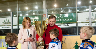 FOTO: LBJČH U-9 A grupas grupas apbalvošana 