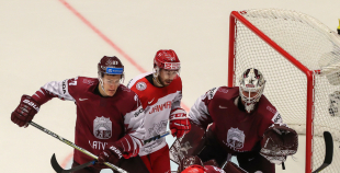 FOTO: Latvija - Dānija (1:0)