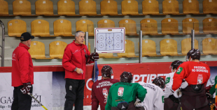 FOTO: Latvijas nacionālās izlases treniņš