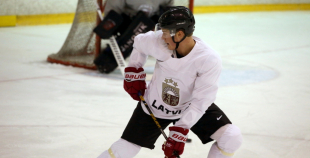 2016 Latvijas hokeja izlases treniņš