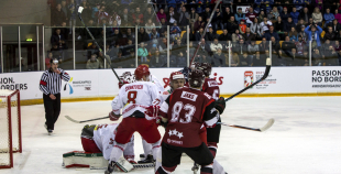 EHC: Latvija - Baltkrievija 1:0