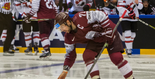 FOTO: Latvija - Kanāda (1:2 pag.)