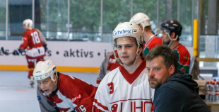 Latvijas inline hokeja izlase aizvada pirmo treniņu 