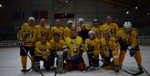 FOTO: Veterānu čempionāta uzvarētāju apbalvošana 