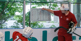 Latvijas inline hokeja izlase aizvada pirmo treniņu 