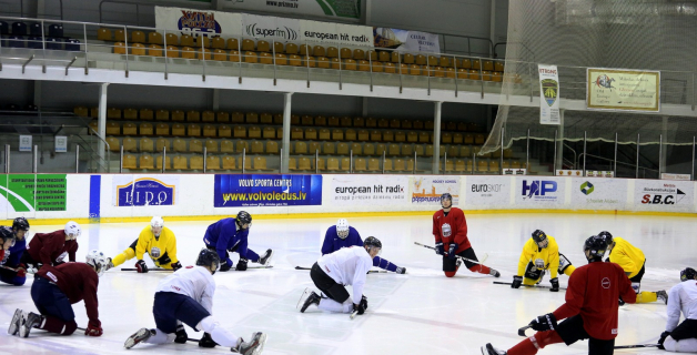 Latvijas U-20 izlases pirmais treniņš