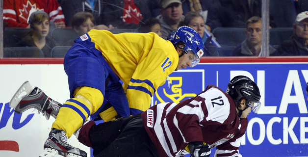 PČ: Latvija U20 - Zviedrija U20 4:9