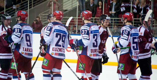 Pirmajā spēlē pret Krieviju minimāls zaudējums