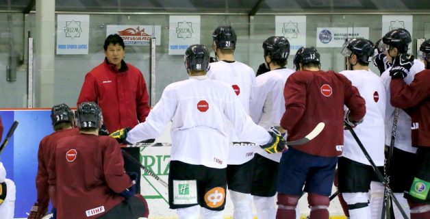 2013 Latvijas izlases pirmais treniņš pirms spēlēm ar Krieviju