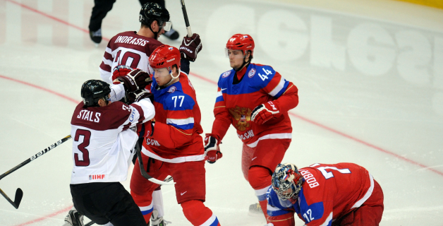 2014 PČ Latvija - Krievija 1:4