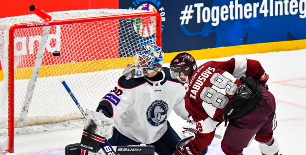 Latvijas hokeja izlase Bratislavas Ziemassvētku turnīru sāk ar uzvaru