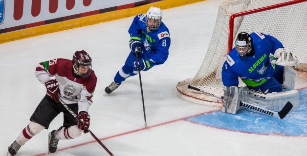 FOTO: Latvija - Slovēnija 2:1