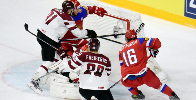 PČ: Latvija - Krievija 0:5 