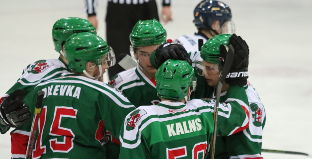 HK "Liepāja"  virslīgas spēlē ar 5:2 uzveic HS "Rīga"